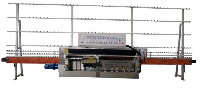 Glass Straight Line Multi-Edging Polishing Machine 11 Spindle 0-45°